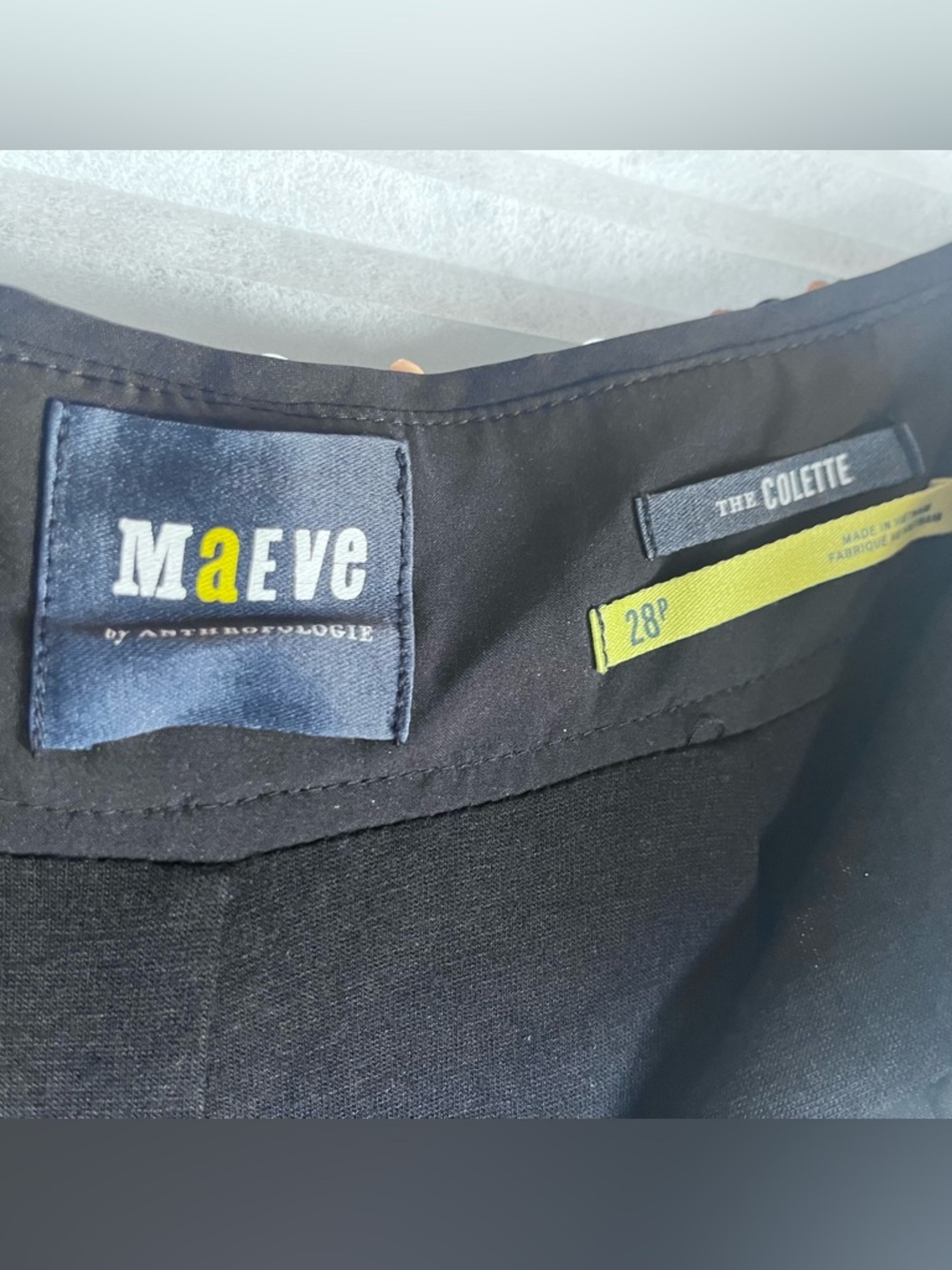 Maeve The Colette Cropped Wide Leg Sequin Pants 28 Petite Party Fancy Waist 30 - Picture 5 of 7